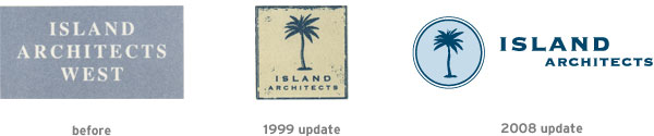 Island Architects logo evolution